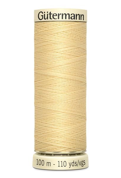 Gütermann Sew All Thread 100m - Orange, Yellow, Cream & Browns