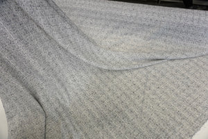 Grey Linen Blend Tweed Suiting