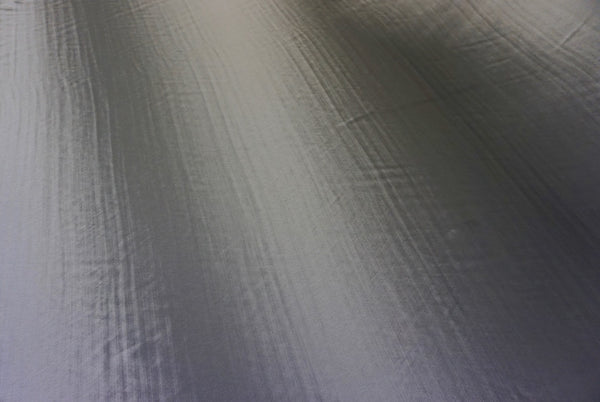 Silver Liquid Wool/Silk Satin