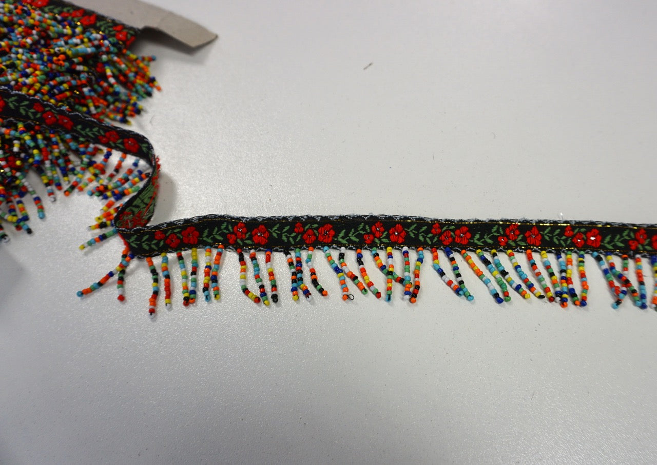 Bohemian Art Beaded Fringe Trim