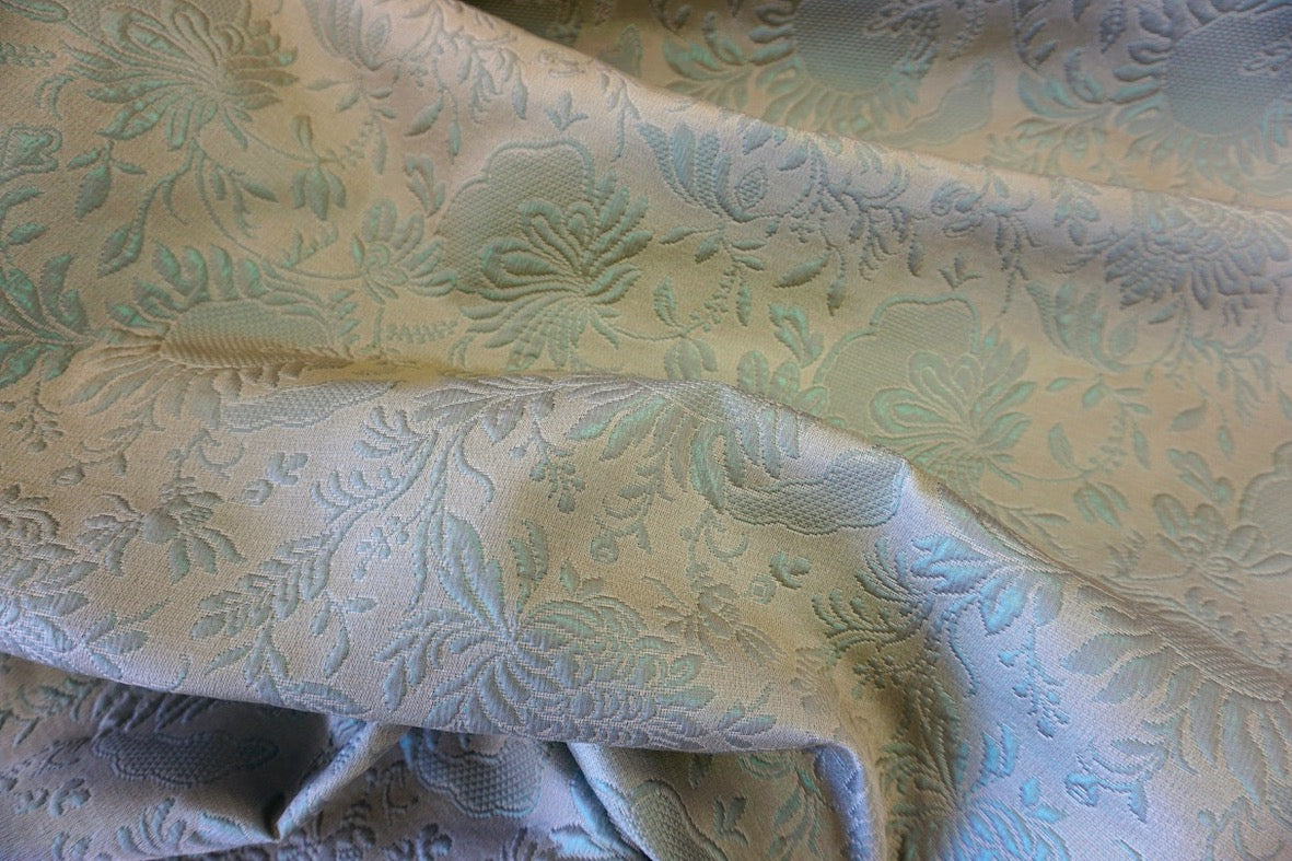 Shot Jacquard Suiting, Iridescent Green