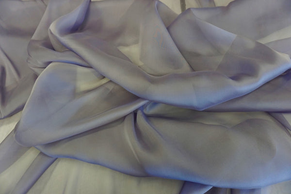 Plain Silk Chiffon, Lavender Purple