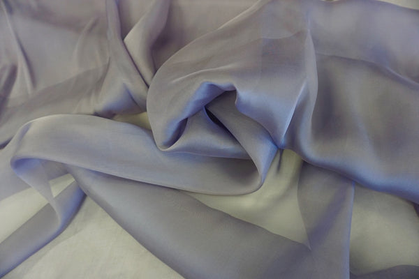 Plain Silk Chiffon, Lavender Purple