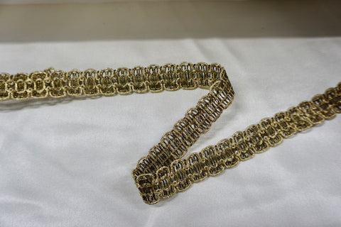 Gold Metal Thread Trim Braid