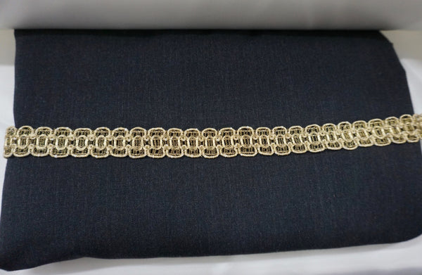 Gold Metal Thread Trim Braid