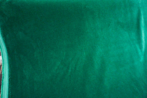 Emerald Green Cotton Velvet