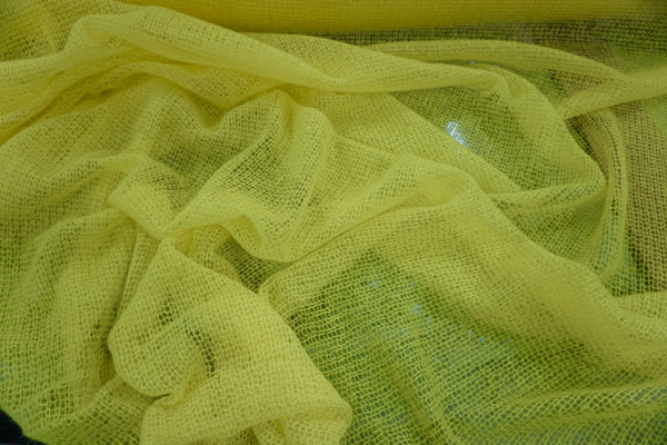 Canary Yellow Wool Blend Knit
