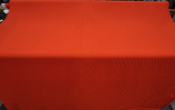 Classic Red Stretch Wool Gabardine