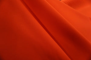 Classic Red Stretch Wool Gabardine