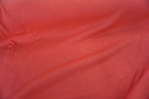 LAST PIECE: 0.7 MT  Wide Lightweight Jersey, Watermelon Red