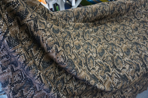 Soft Python Jacquard Coating