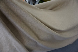 Beige Marle Wool Flannel