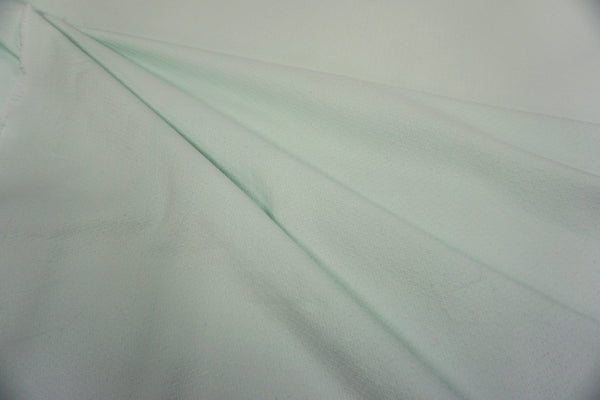 Textured Stretch Cotton, Lightest Seafoam Green