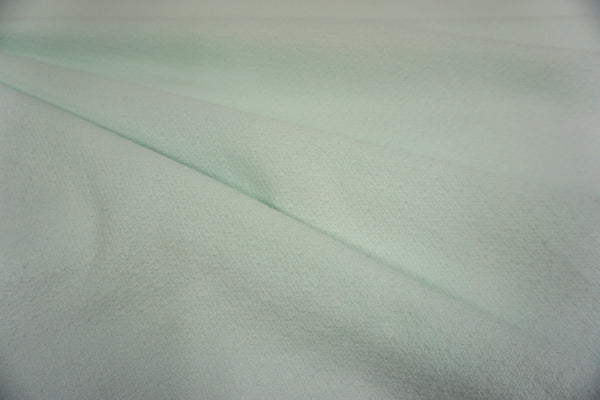 Textured Stretch Cotton, Lightest Seafoam Green