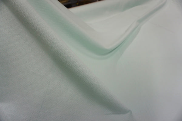 Textured Stretch Cotton, Lightest Seafoam Green