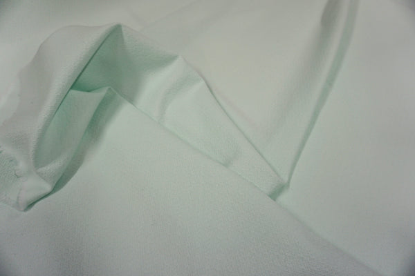 Textured Stretch Cotton, Lightest Seafoam Green