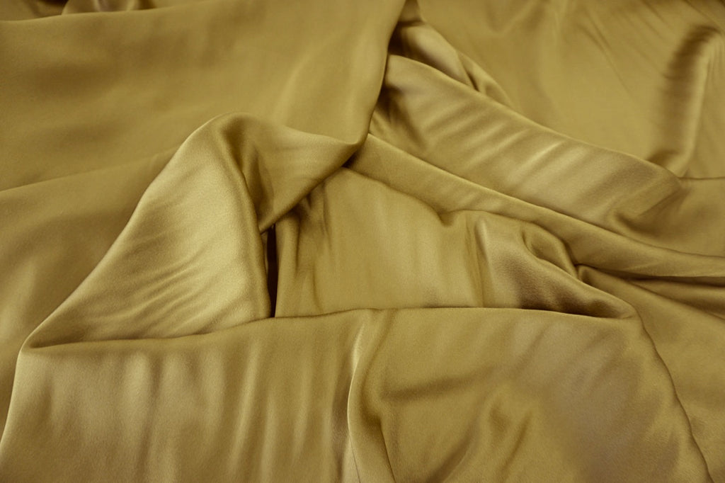 Crepe Back Satin Fabric - #226 Light Gold