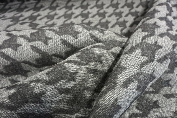 Houndstooth Herringbone, Double Cloth Heavy Coating