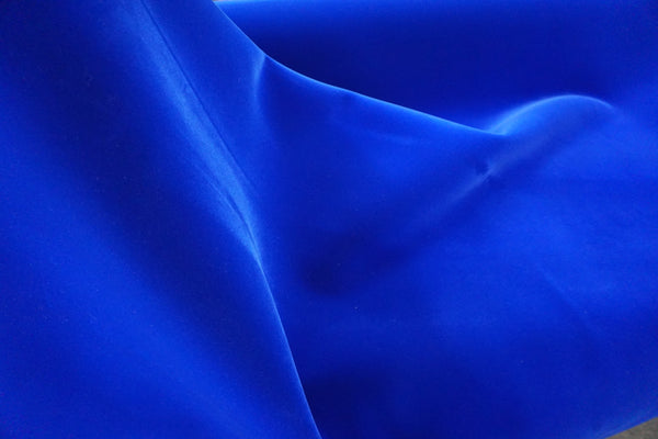 LAST PIECE: 1.3 MT  Bright Royal Blue Flocked Neoprene, Bonded Velvet