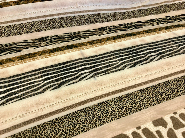 Stripes on Safari Printed Jersey
