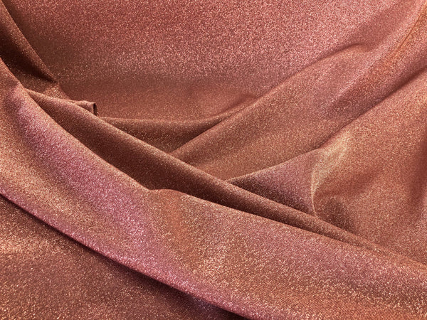 Rose Gold Lurex Stretch Jersey