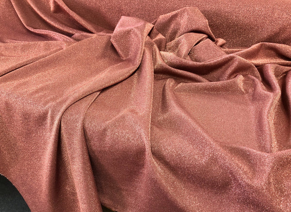 Rose Gold Lurex Stretch Jersey