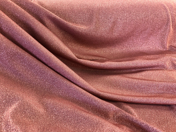 Rose Gold Lurex Stretch Jersey