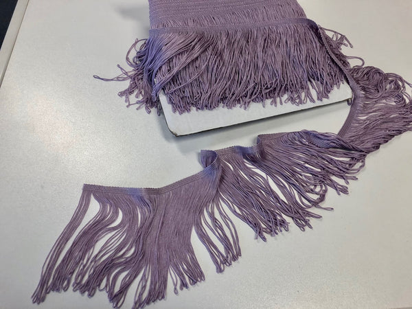 Lilac Fringe Trim