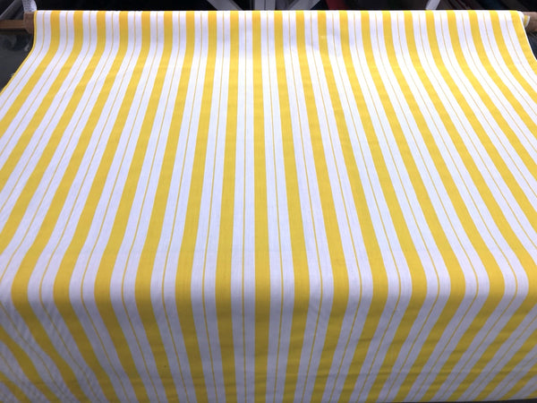 Yellow Stripe Poplin (2.5mt)