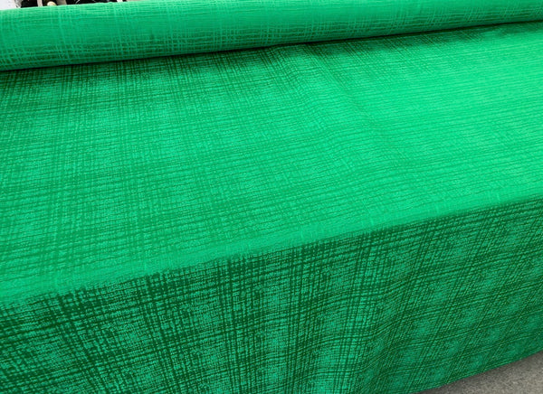 Emerald Green Tweed Texture Jacquard