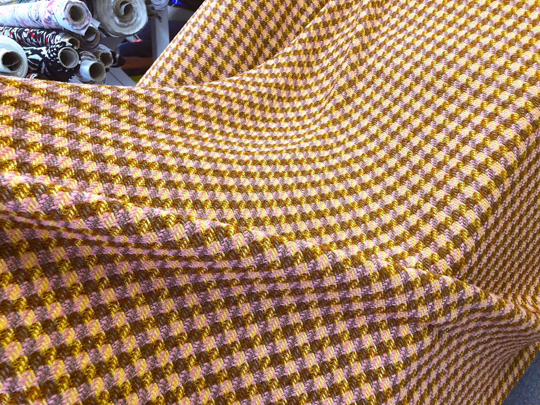 Rustic Autumn, Houndstooth Jacquard Tweed