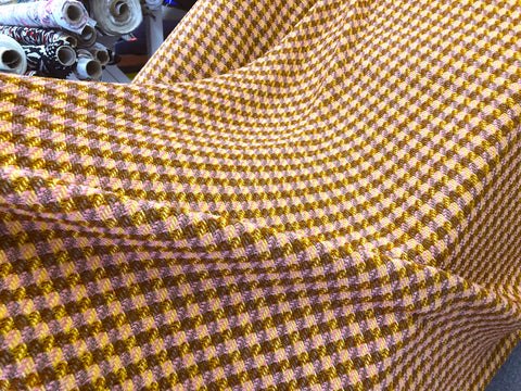 Rustic Autumn, Houndstooth Jacquard Tweed