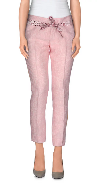 Pale Pink Jacquard Suiting