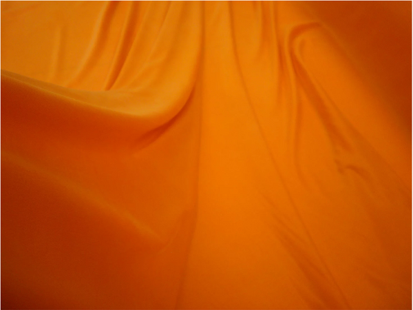 Brushed Cupro Jersey, Saffron