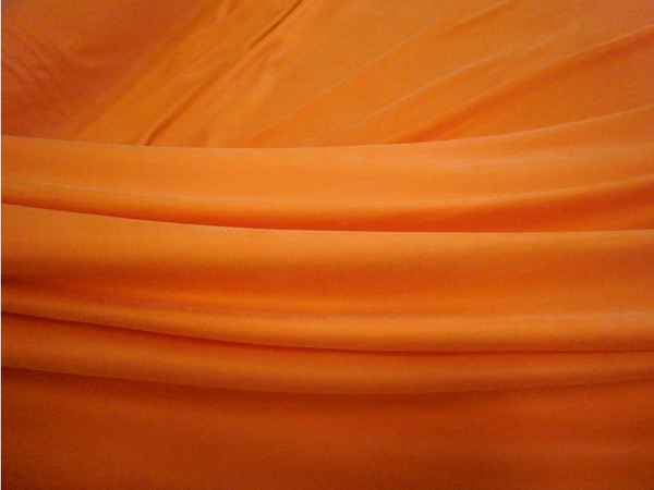 Brushed Cupro Jersey, Saffron