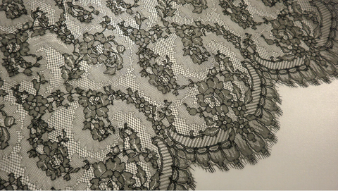 French Chantilly Lace, Noir