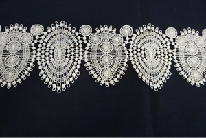 Silver Macrame Lace Trim