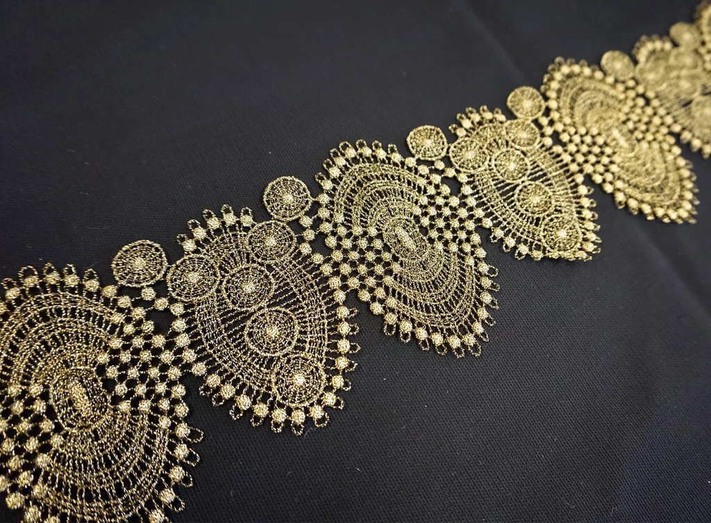 Bronze cheap lace trim