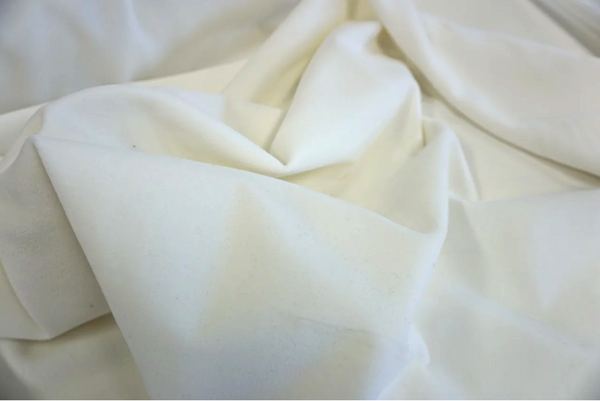 Plush Cotton Velvet, Ivory