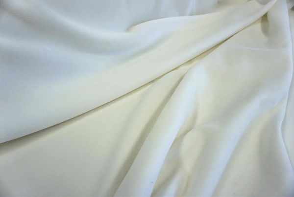 Plush Cotton Velvet, Ivory