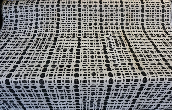 Black & White Geocell Jacquard