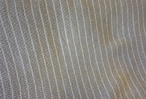 Heavy Striped Linen, Natural Beige