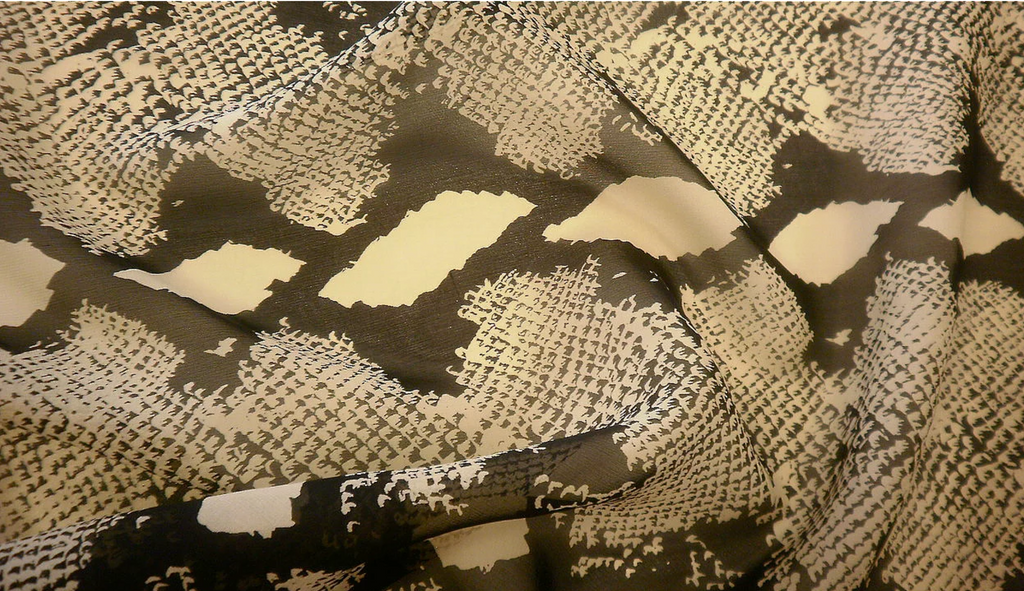 Python Print Silk Georgette – Fabric Muse