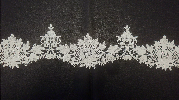 Guipure Lace Trim, Ivory