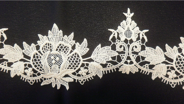 Guipure Lace Trim, Ivory