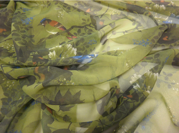 In the Woods Printed Chiffon