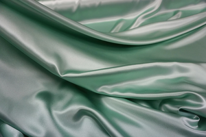 Heavy Silk Satin, Seafoam Green