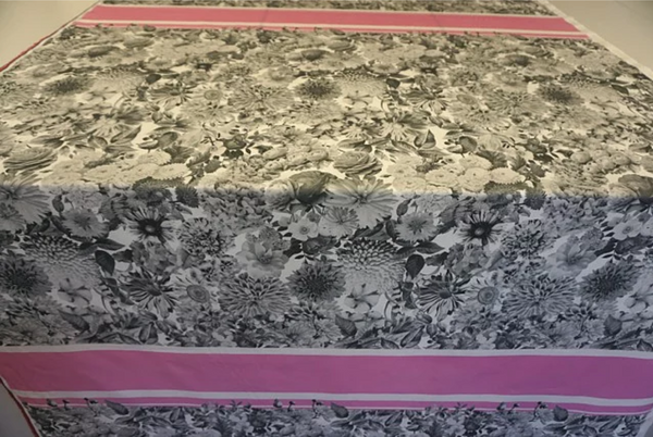 PANEL- Monochrome Bouquet Print