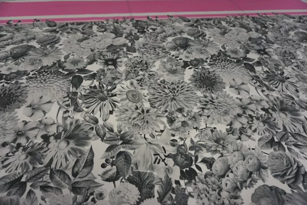 PANEL- Monochrome Bouquet Print