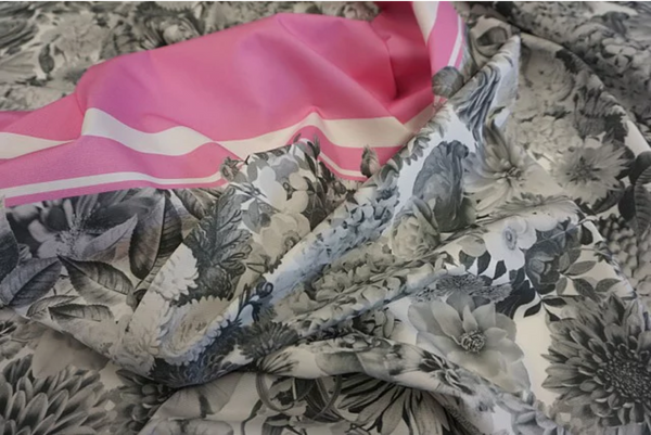 PANEL- Monochrome Bouquet Print